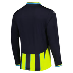 Manchester City 2024/25 Away Replica Long Sleeve Jersey Navy
