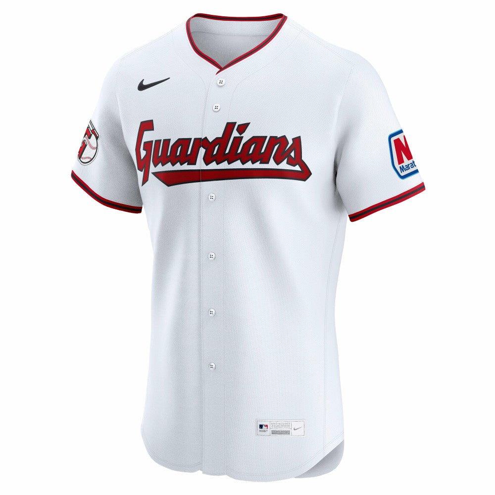 Cleveland Guardians Nike Home  Elite Jersey - White Jerseys