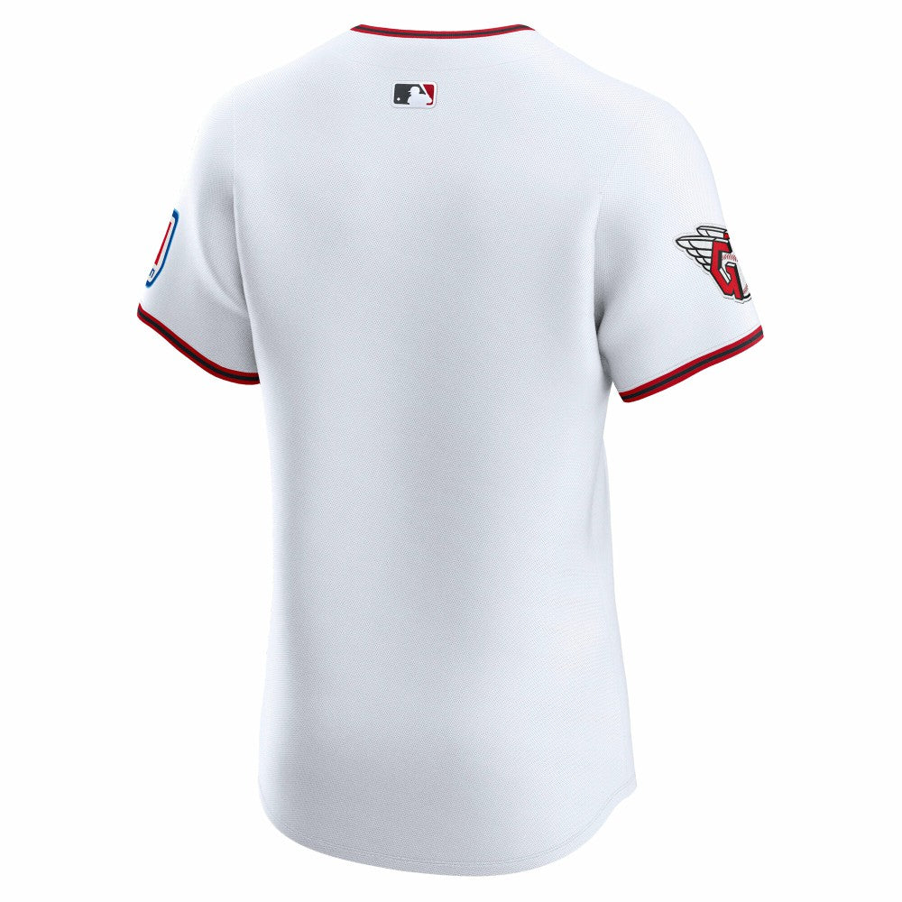Cleveland Guardians Nike Home  Elite Jersey - White Jerseys