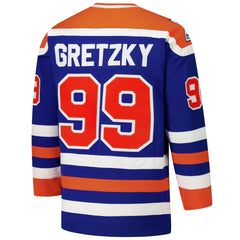 NHL Wayne Gretzky Edmonton Oilers 1979-80 Power Play Jersey - Royal