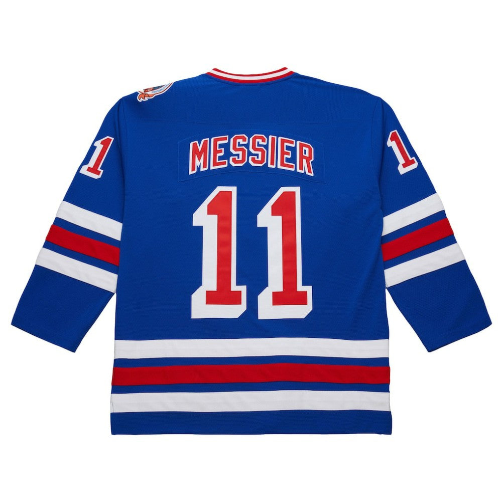 NHL Mark Messier New York Rangers 1993-94 Power Play Jersey - Royal