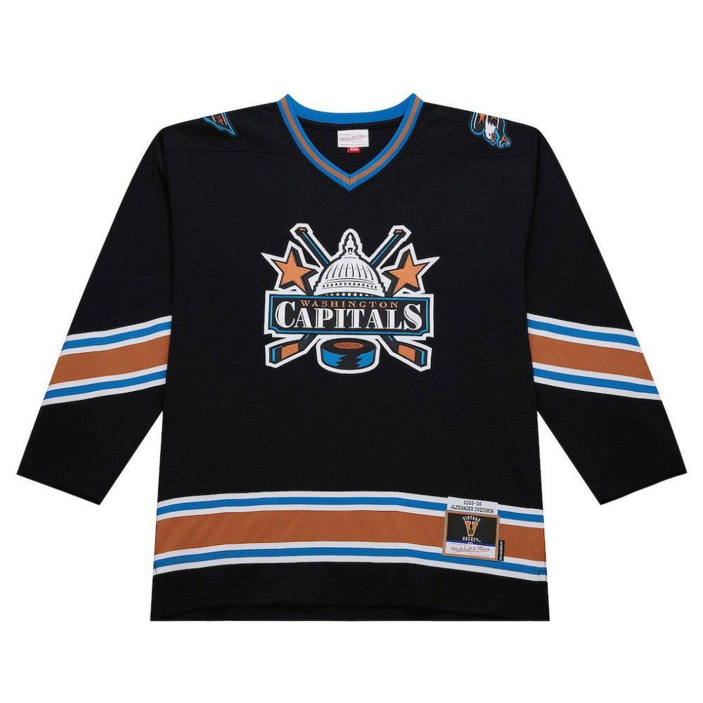 NHL Alexander Ovechkin Washington Capitals Mitchell & Ness 2005/06 Power Play Jersey - Black