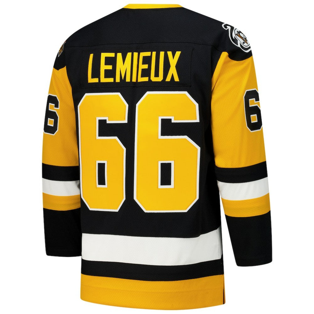 NHL Mario Lemieux Pittsburgh Penguins 1991-92 Power Play Jersey - Black