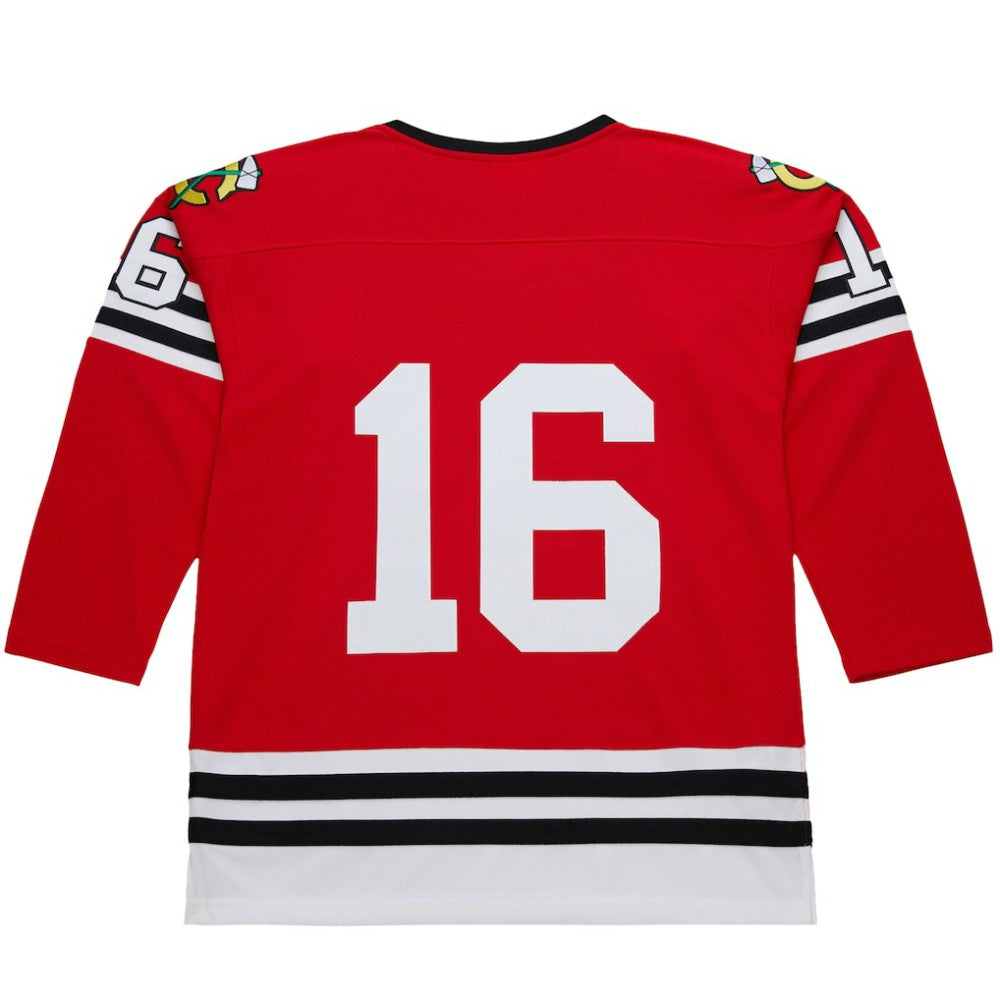 NHL Bobby Hull Chicago Blackhawks 1960-61 Power Play Jersey - Scarlet