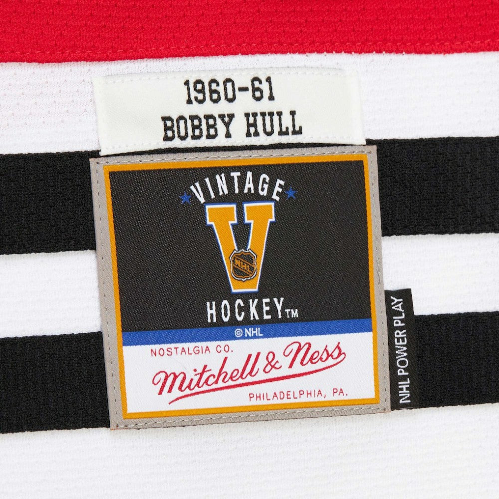 NHL Bobby Hull Chicago Blackhawks 1960-61 Power Play Jersey - Scarlet