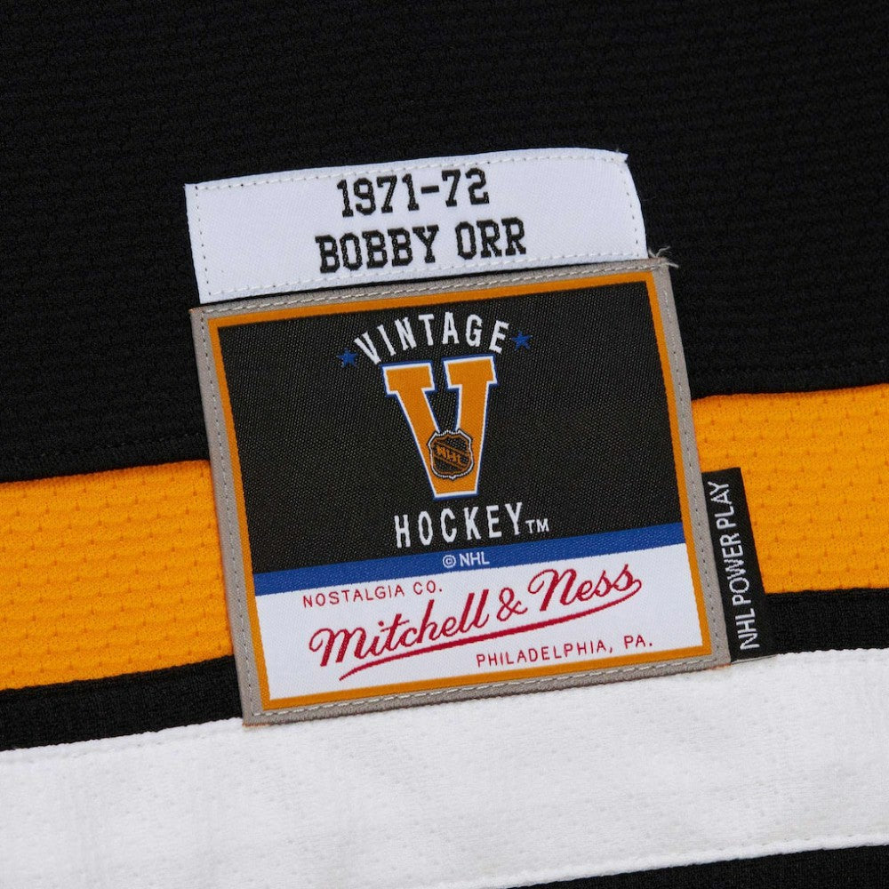 NHL Bobby Orr Boston Bruins 1971-72 Power Play Jersey - Black