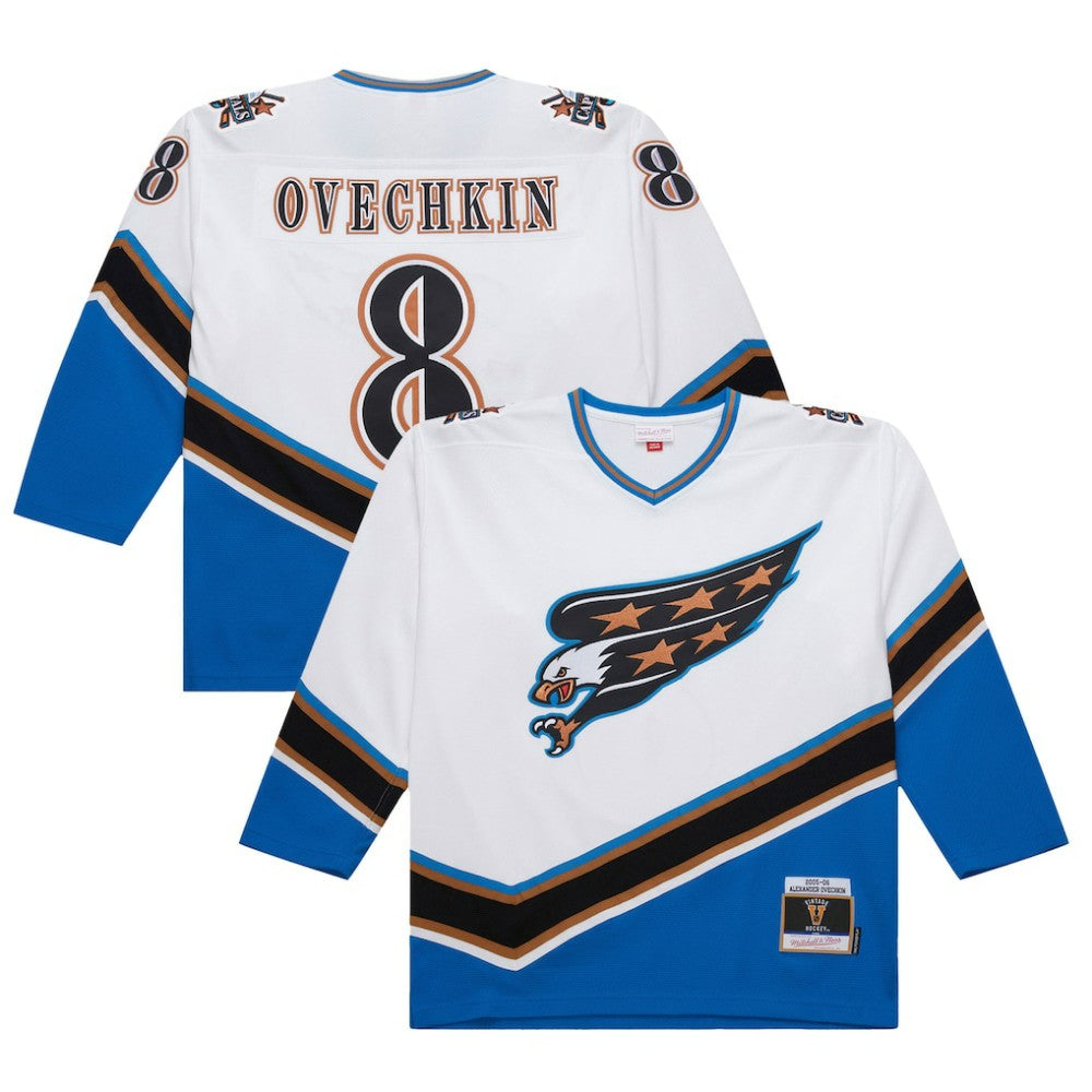 NHL Alexander Ovechkin Washington Capitals Mitchell & Ness 2005/06 Power Play Jersey - White