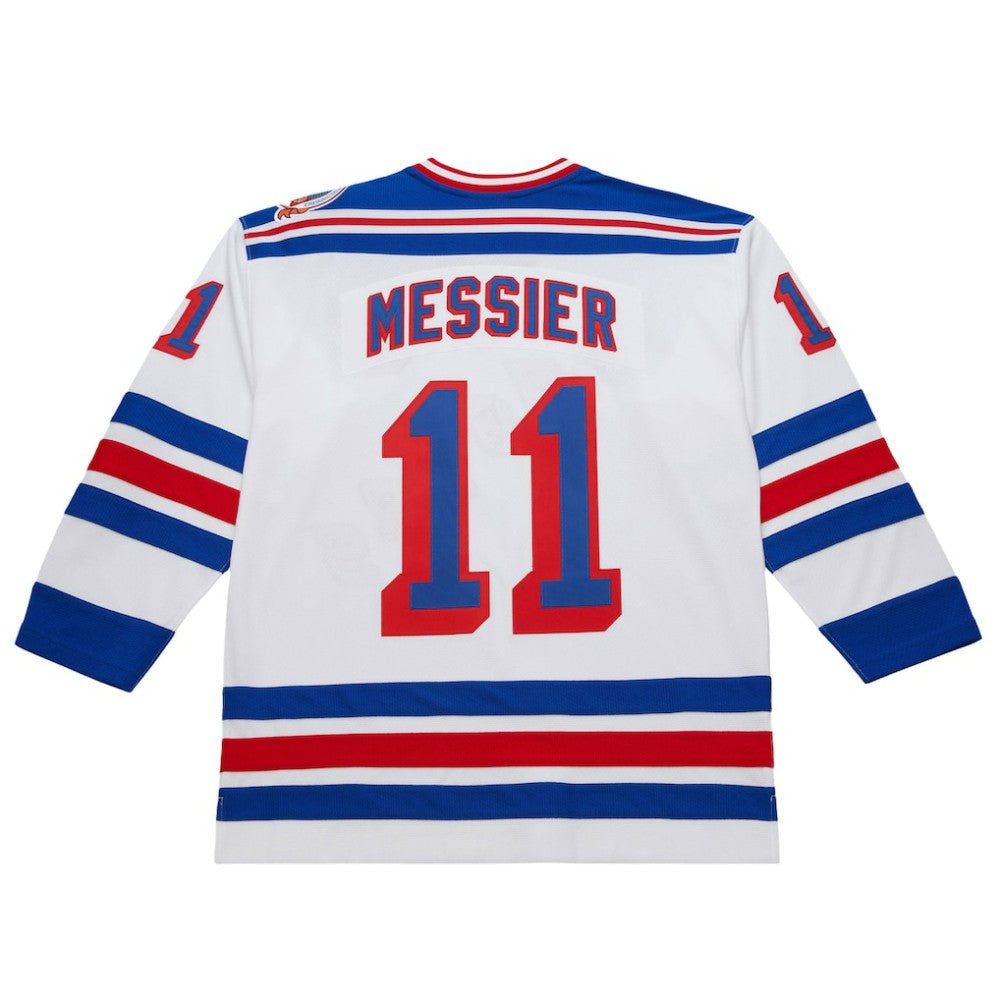 NHL Mark Messier New York Rangers 1993-94 Power Play Jersey - White
