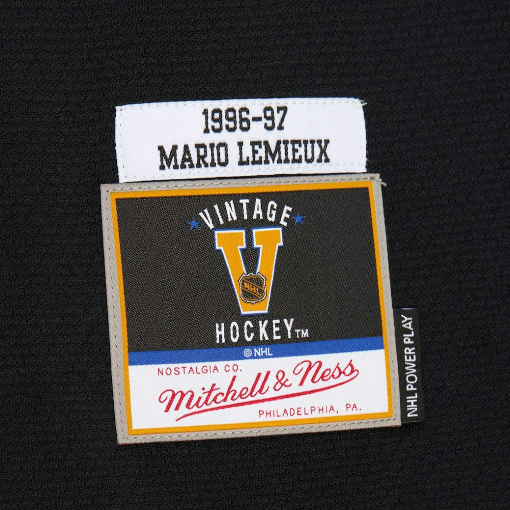 NHL Mario Lemieux Pittsburgh Penguins 1996-97 Power Play Jersey - Black