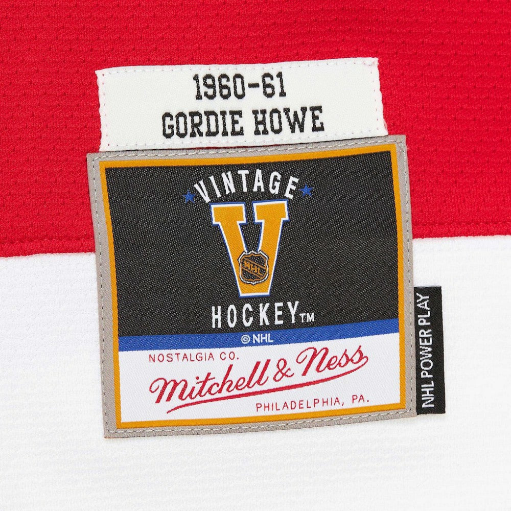 NHL Gordie Howe Detroit Red Wings 1960-61 Power Play Jersey - Red