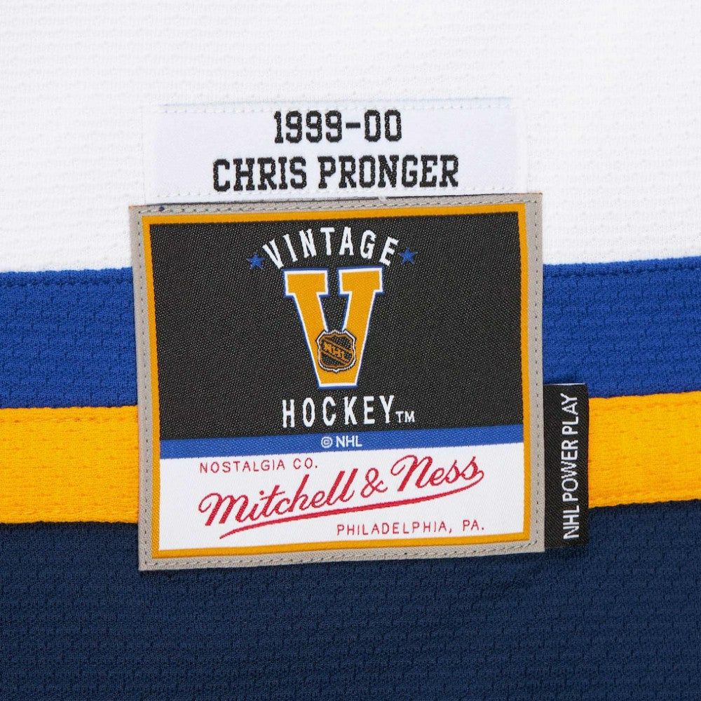 NHL Chris Pronger St. Louis Blues 1999-00 Power Play Jersey - White