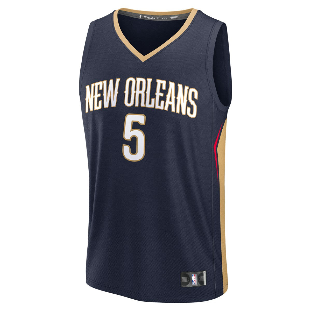 Dejounte Murray New Orleans Pelicans Fast Break Replica Player Jersey Icon Edition Navy