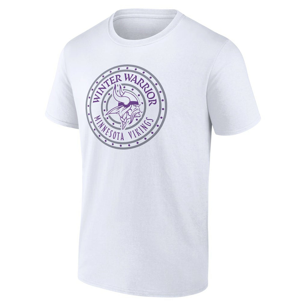 Minnesota Vikings Warriors Shield T-Shirt White