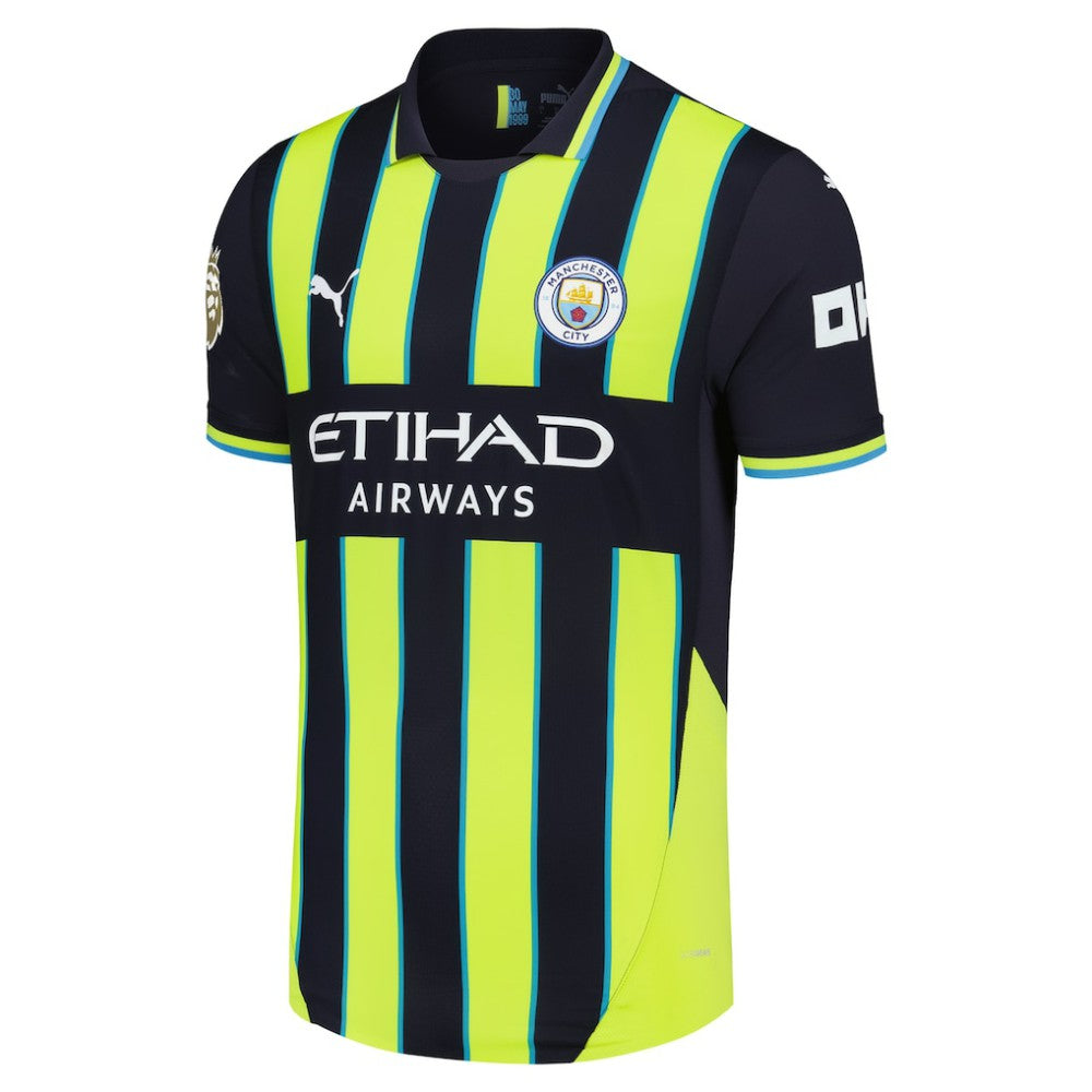 Manchester City 2024/25 Away Custom Jersey Navy
