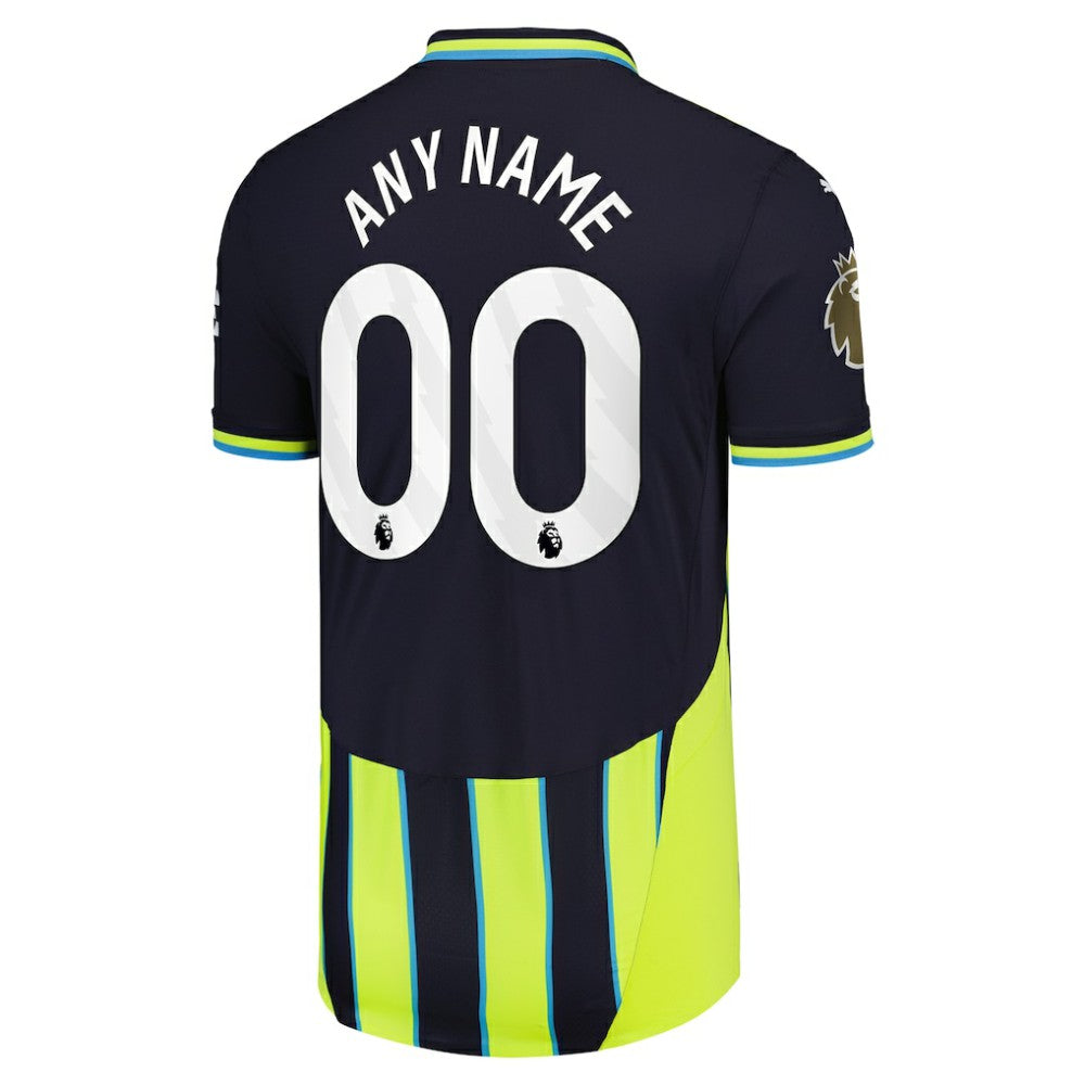 Manchester City 2024/25 Away Custom Jersey Navy
