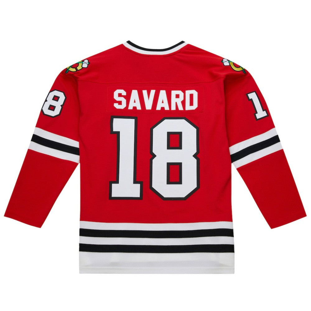 NHL Denis Savard Chicago Blackhawks 1980-81 Power Play Jersey - Scarlet