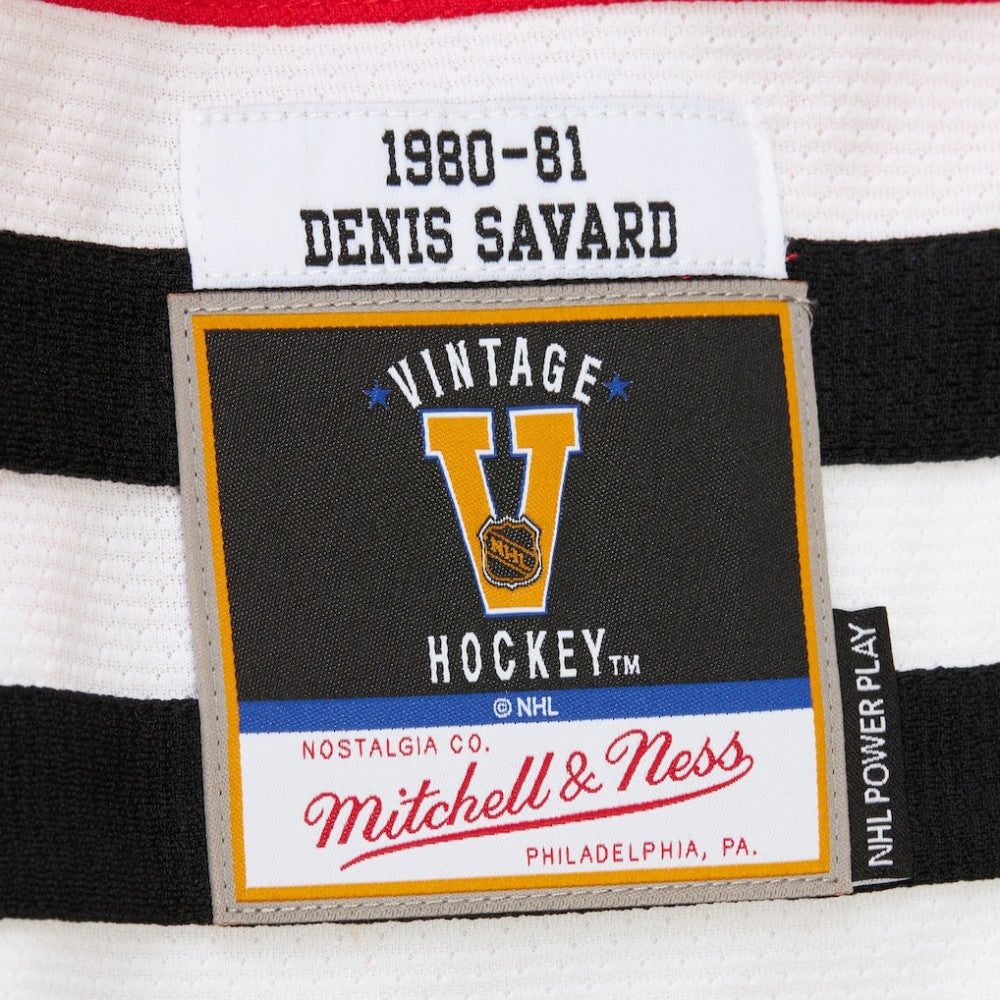 NHL Denis Savard Chicago Blackhawks 1980-81 Power Play Jersey - Scarlet