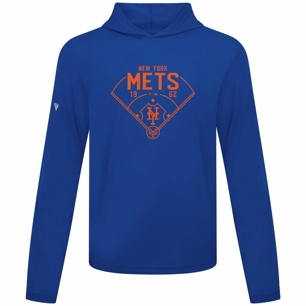 New York Mets Levelwear Anthem Home Field Pullover Hoodie - Royal Hoodies