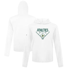 Athletics Levelwear Anthem Home Field Pullover Hoodie - White Hoodies
