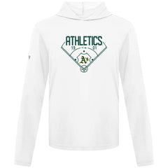 Athletics Levelwear Anthem Home Field Pullover Hoodie - White Hoodies