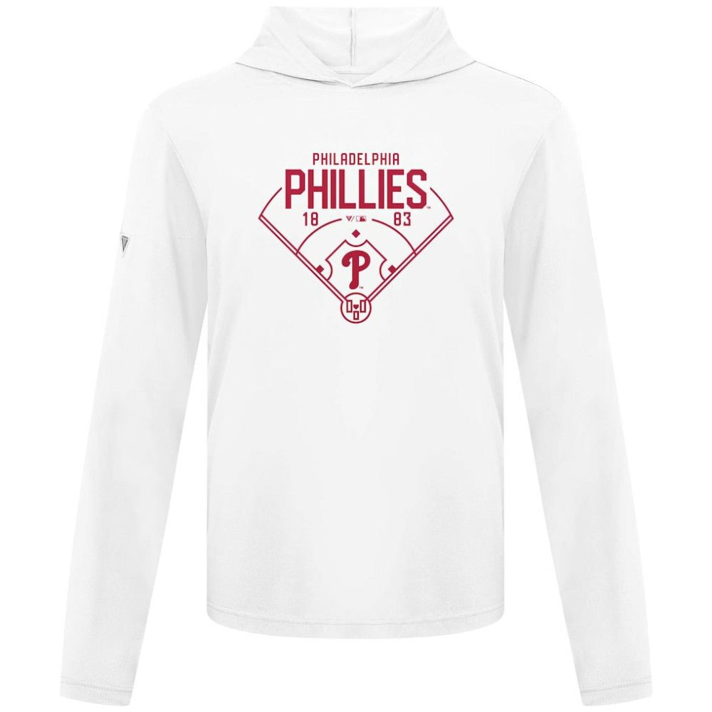 Philadelphia Phillies Levelwear Anthem Home Field Pullover Hoodie - White Hoodies