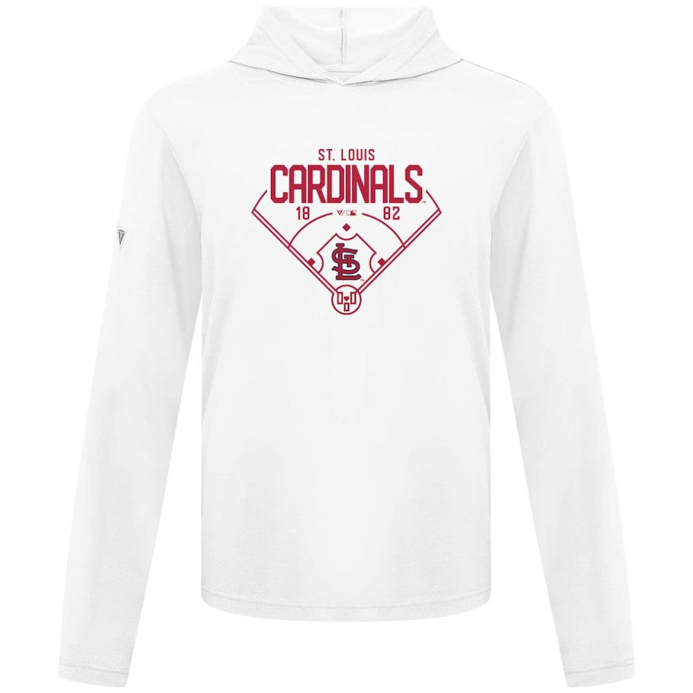 St. Louis Cardinals Levelwear Anthem Home Field Pullover Hoodie - White Hoodies