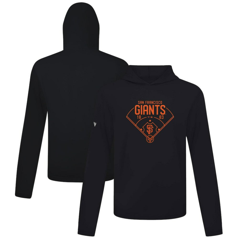 San Francisco Giants Levelwear Anthem Home Field Pullover Hoodie - Black Hoodies