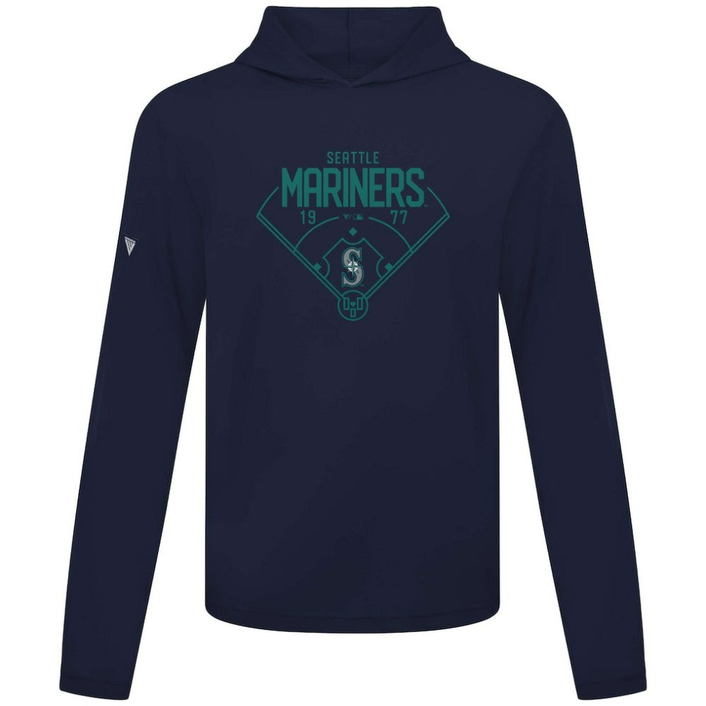 Seattle Mariners Levelwear Anthem Home Field Pullover Hoodie - Navy Hoodies