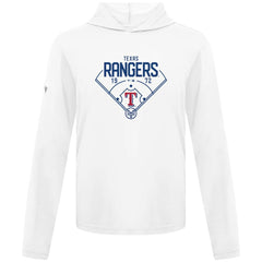 Texas Rangers Levelwear Anthem Home Field Pullover Hoodie - White Hoodies