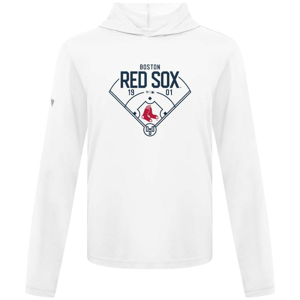 Boston Red Sox Levelwear Anthem Home Field Pullover Hoodie - White Hoodies