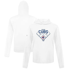 Chicago Cubs Levelwear Anthem Home Field Pullover Hoodie - White Hoodies