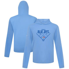 Toronto Blue Jays Levelwear Anthem Home Field Pullover Hoodie - Light Blue Hoodies