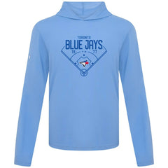 Toronto Blue Jays Levelwear Anthem Home Field Pullover Hoodie - Light Blue Hoodies