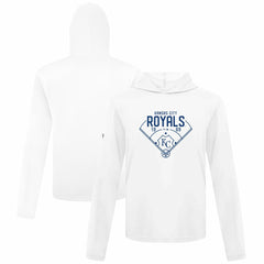 Kansas City Royals Levelwear Anthem Home Field Pullover Hoodie - White Hoodies