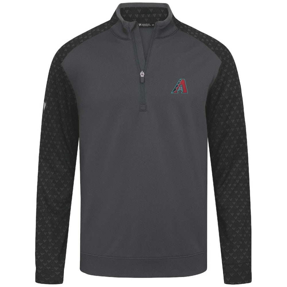 Arizona Diamondbacks Levelwear Aztec Insignia 2.0 Quarter-Zip Pullover Top - Charcoal Pullover