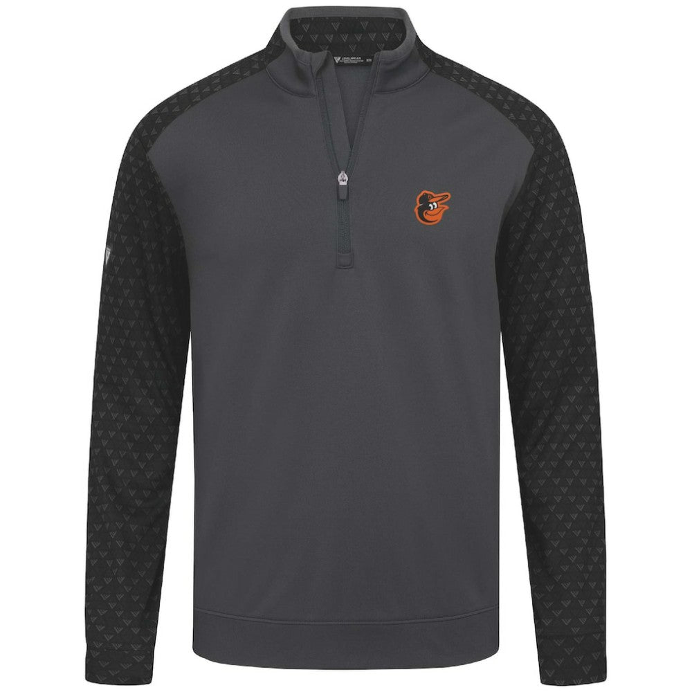 Baltimore Orioles Levelwear Aztec Insignia 2.0 Quarter-Zip Pullover Top - Charcoal Pullover