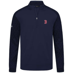 Boston Red Sox Levelwear Aztec Insignia 2.0 Quarter-Zip Pullover Top - Navy Pullover