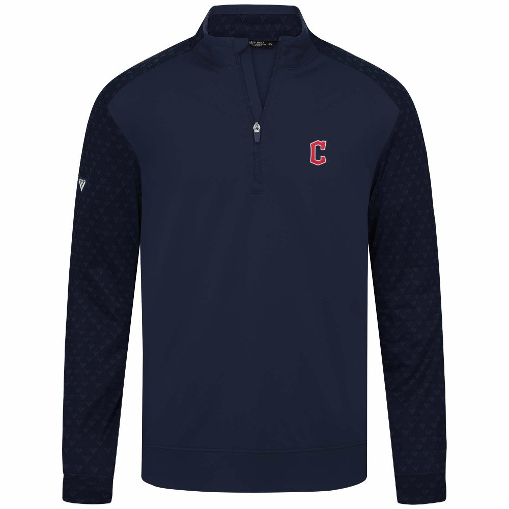 Cleveland Guardians Levelwear Aztec Insignia 2.0 Quarter-Zip Pullover Top - Navy Pullover