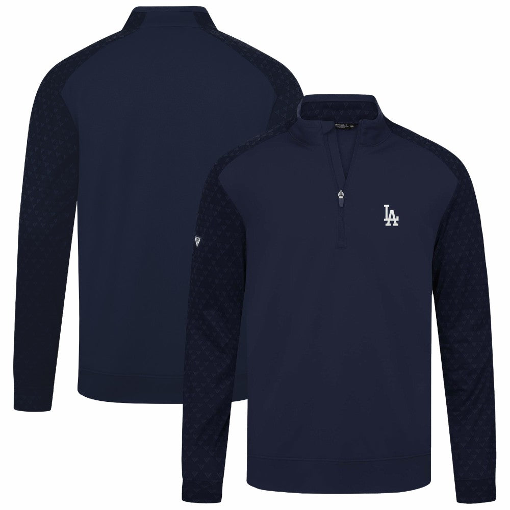 Los Angeles Dodgers Levelwear Aztec Insignia 2.0 Quarter-Zip Pullover Top - Navy Pullover