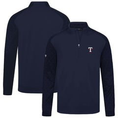 Texas Rangers Levelwear Aztec Insignia 2.0 Quarter-Zip Pullover Top - Navy Pullover