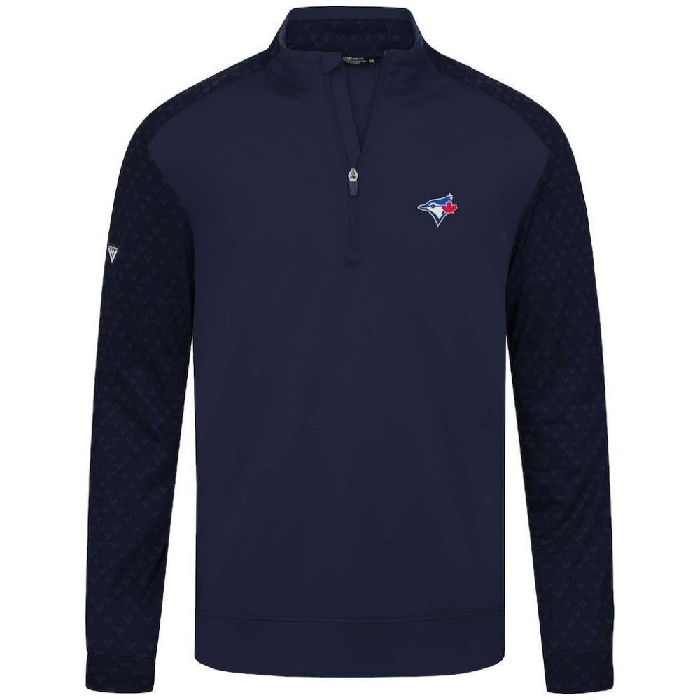 Toronto Blue Jays Levelwear Aztec Insignia 2.0 Quarter-Zip Pullover Top - Navy Pullover