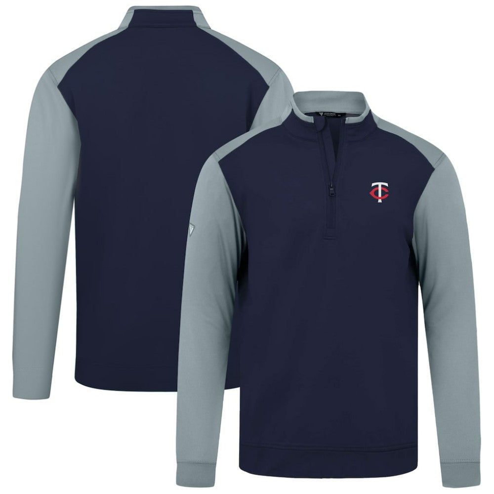 Minnesota Twins Levelwear Insignia 2.0 Quarter-Zip Pullover Top - Navy Pullover