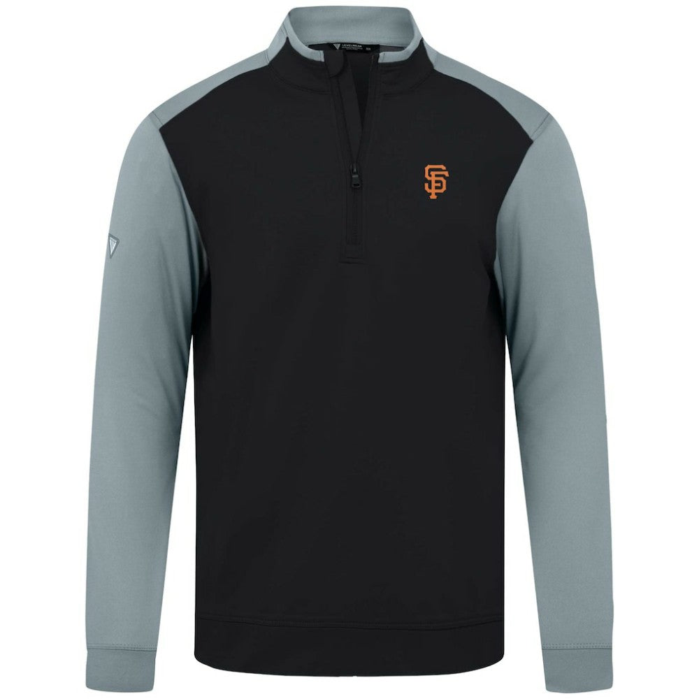 San Francisco Giants Levelwear Insignia 2.0 Quarter-Zip Pullover Top - Black Pullover