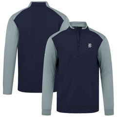 Detroit Tigers Levelwear Insignia 2.0 Quarter-Zip Pullover Top - Navy Pullover