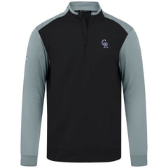 Colorado Rockies Levelwear Insignia 2.0 Quarter-Zip Pullover Top - Black Pullover