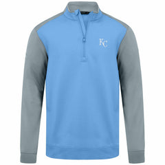 Kansas City Royals Levelwear Insignia 2.0 Quarter-Zip Pullover Top - Light Blue Pullover
