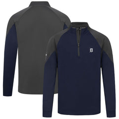 Detroit Tigers Levelwear Cadet Insignia 2.0 Raglan Quarter-Zip Jacket - Navy Jackets