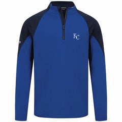 Kansas City Royals Levelwear Cadet Insignia 2.0 Raglan Quarter-Zip Jacket - Royal Jackets