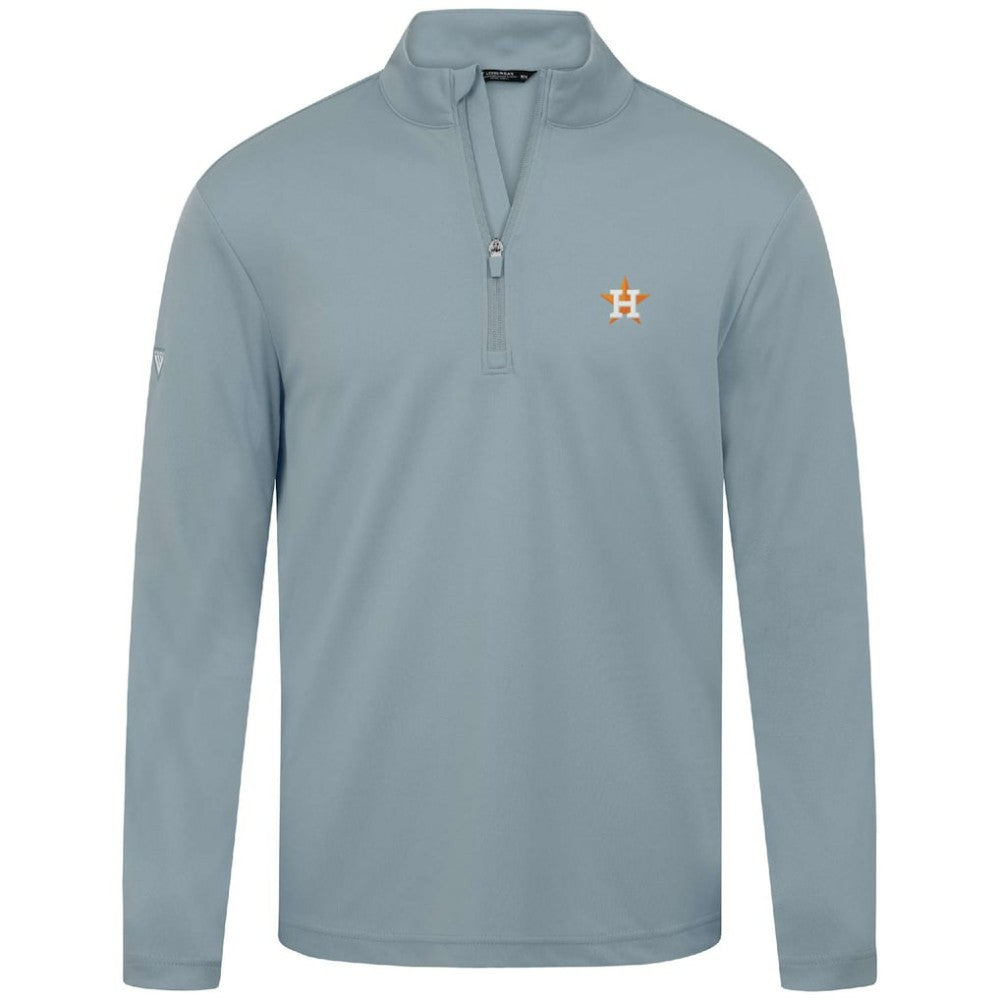 Houston Astros Levelwear Heron Insignia 2.0 Quarter-Zip Jacket - Gray Jackets