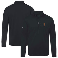 San Francisco Giants Levelwear Heron Insignia 2.0 Quarter-Zip Jacket - Black Jackets